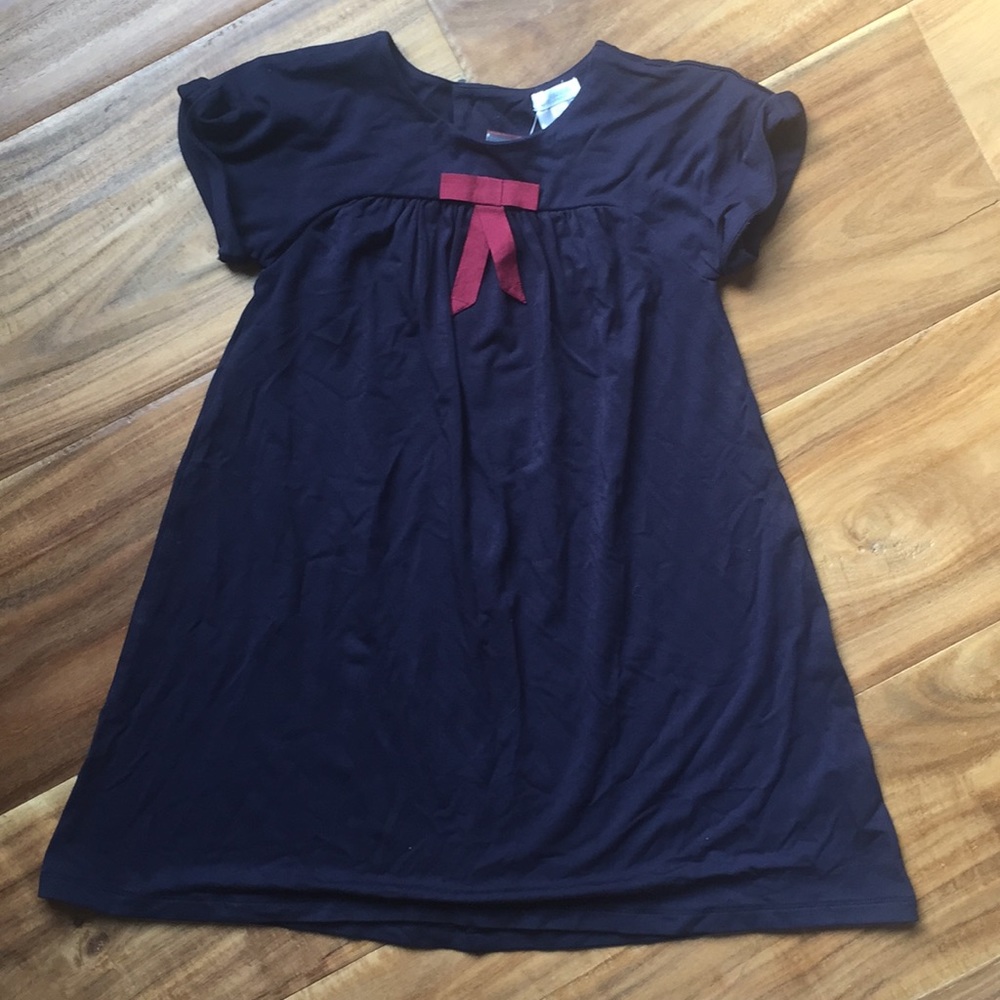 BNWT Jacadi jersey dark blue dress